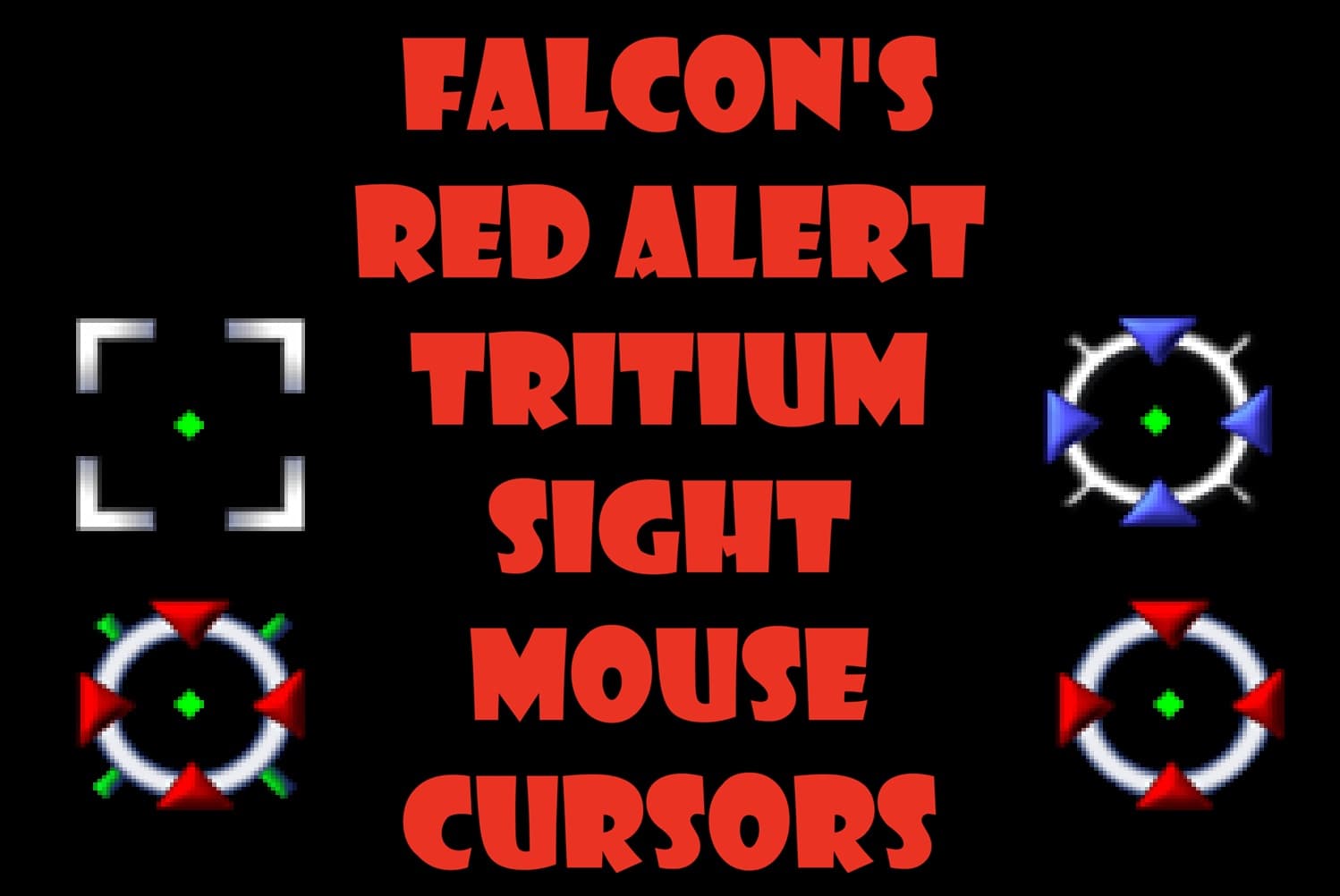 Falcon's Tritium Sight Mouse Cursors