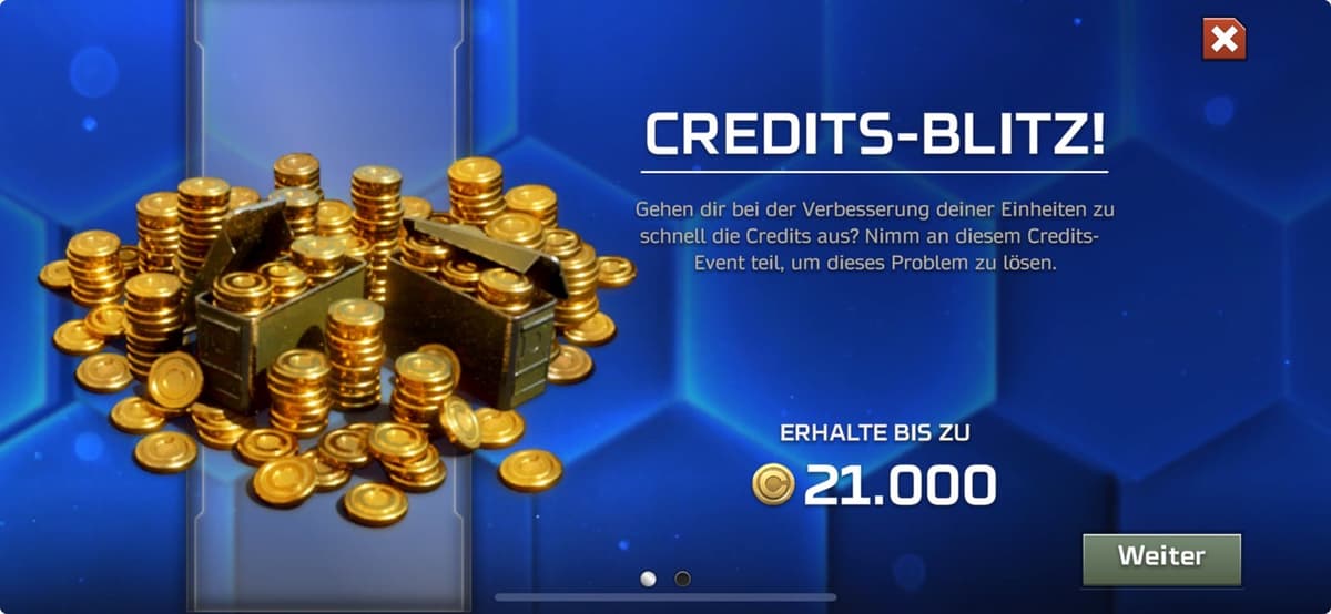 Credits blitz!
