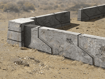 Betonmauer