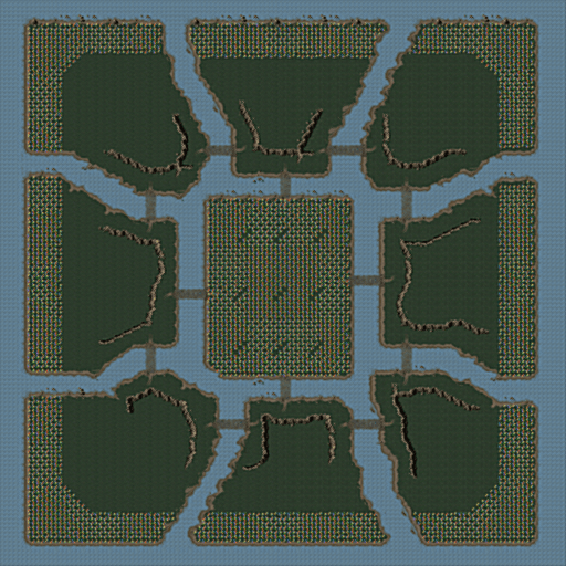 Central Island (Mega - 8 Players) ore mines added MF