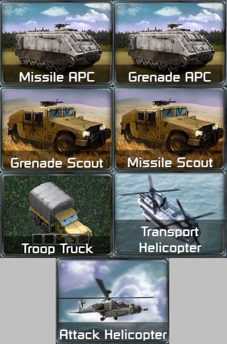 Vehicle, Units, Building Pack + Tweaks (Depreciated)