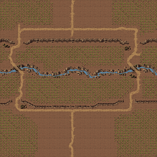 River between cliffs