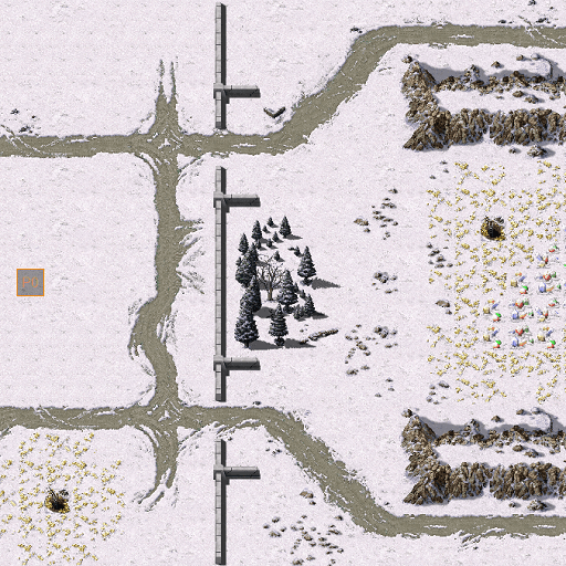Border Conflict - 1v1 (No Buildings)