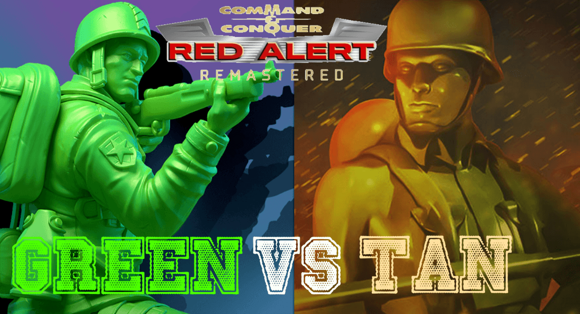 Army Men - Green vs Tan (RA)
