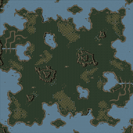 Divided Sea (Open Center 2 Players )