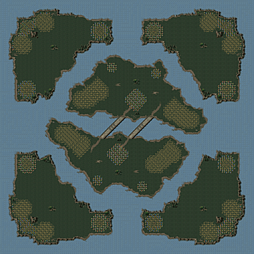 Symmetrical Islands (8 Player FFA)