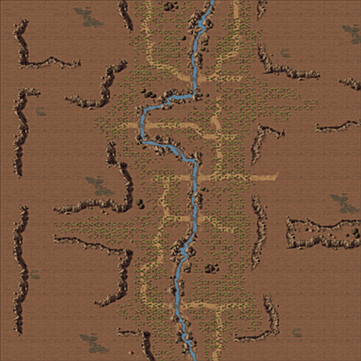 Desert River Valley