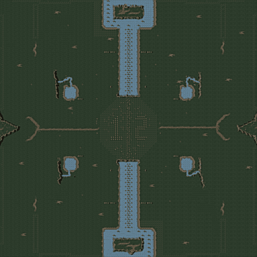 IronRush No Rush - 2 MCV's, Single Harbour  Team 1 Left - Team 2 Right (Version 3)