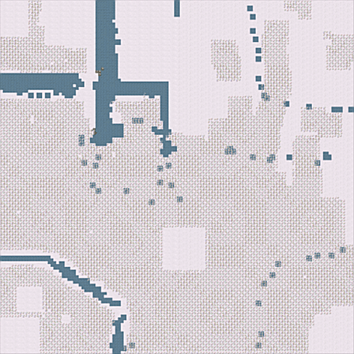 Aubrey's Snow Map With Gems