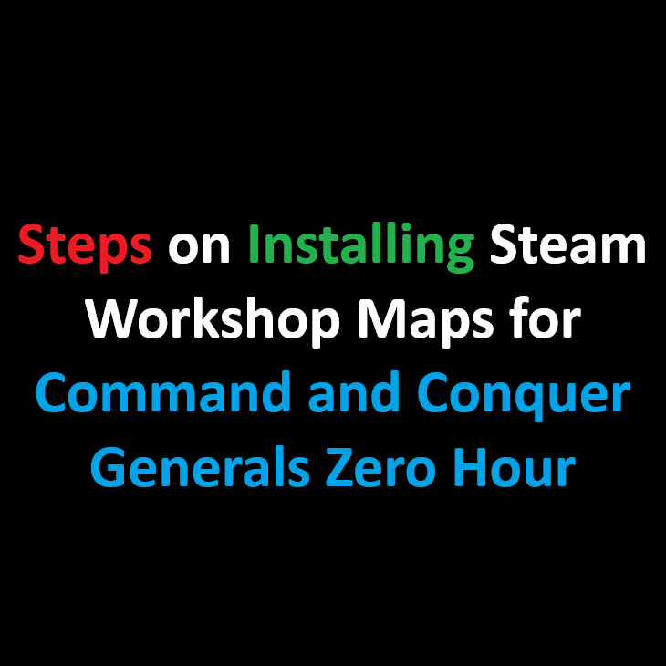 Install Maps from Steam Workshop