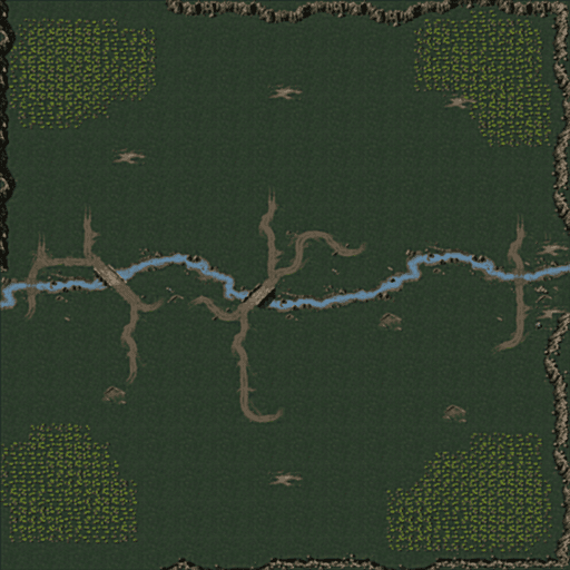 4x4x river in the middle