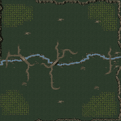 4x4x river in the middle