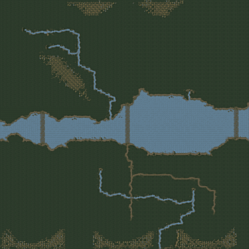 A river runs through it.