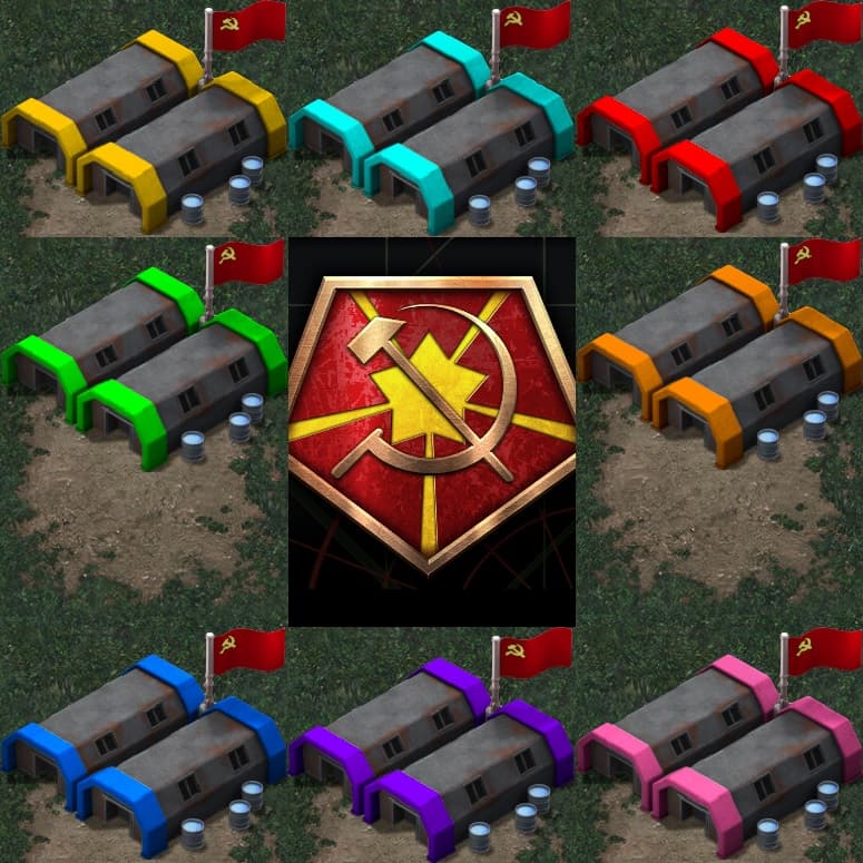Red USSR Flag for all Soviet Barracks