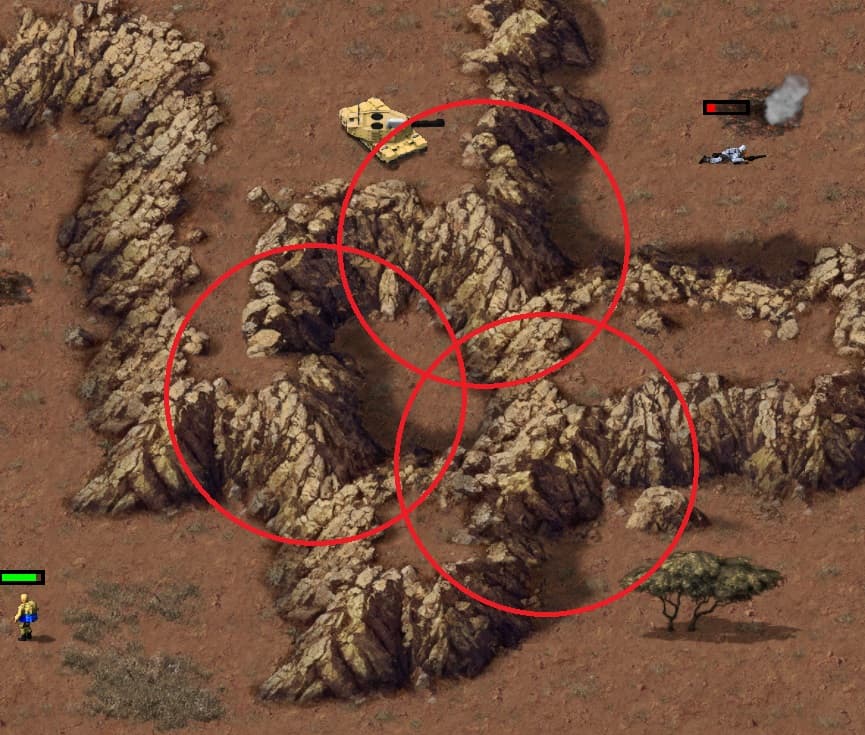 Opposing Connecting Cliffs