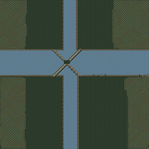 Four Player, seperated by sea but ropy bridge